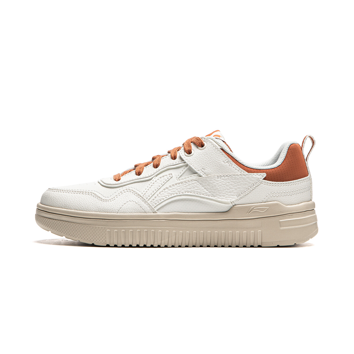 Кроссовки LINING Qingyun Skateboarding Shoes Women's Low-top Off White, цвет Off White