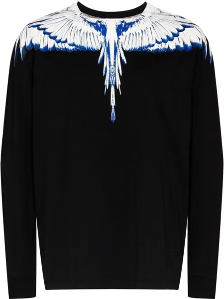 Толстовка Icon Wings с круглым вырезом Marcelo Burlon County of Milan, черный