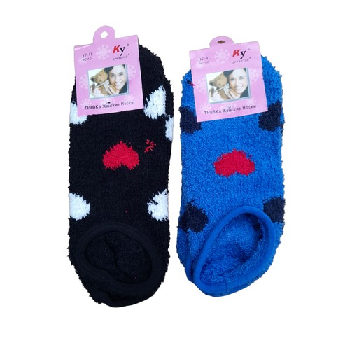 Подследники Soft, комплект, 2 пары, размер 37/41, голубой, черный