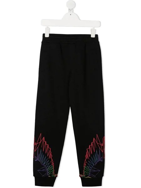 Marcelo Burlon County Of Milan Kids спортивные брюки с принтом Wings
