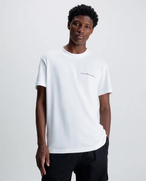 Мужская футболка с коротким рукавом Calvin Klein Jeans, белый