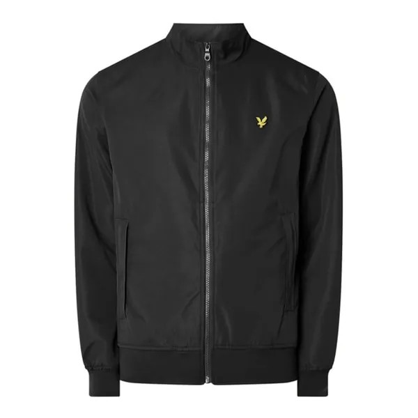 Куртка Outdoorjas с сетчатой подкладкой и воротником-воронкой Lyle & Scott, черный