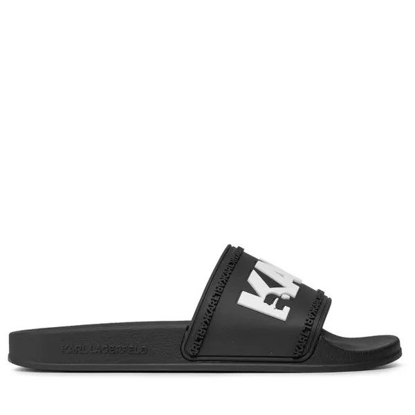 Шлепанцы KARL LAGERFELD KL70004 Black Rubber, черный