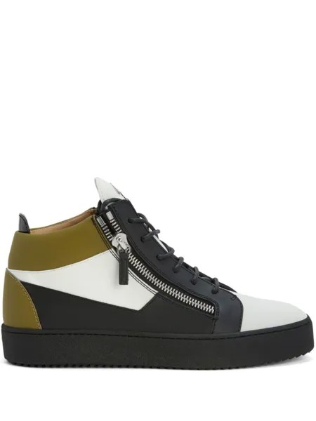 Giuseppe Zanotti высокие кеды Kriss, белый