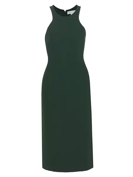 Платье-футляр миди со швами-борцовкой Michael Kors Collection, цвет forest