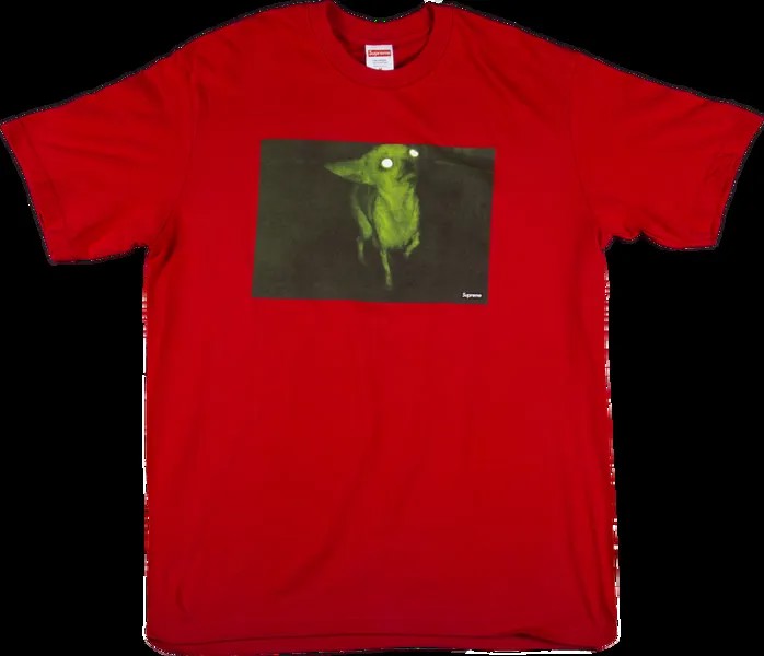 Футболка Supreme Chris Cunningam Chihuahua T-Shirt 'Red', красный