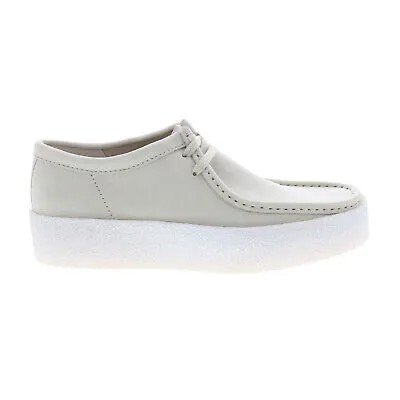 Clarks Wallabee Cup 26158153 Мужские белые оксфорды и повседневная обувь на шнуровке 8