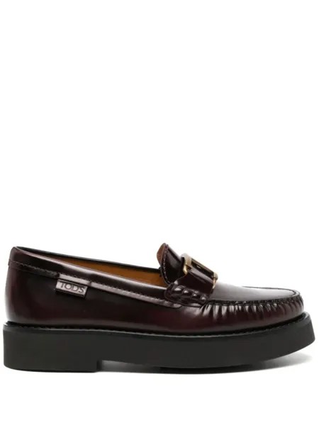 Tod's лоферы Timeless, красный
