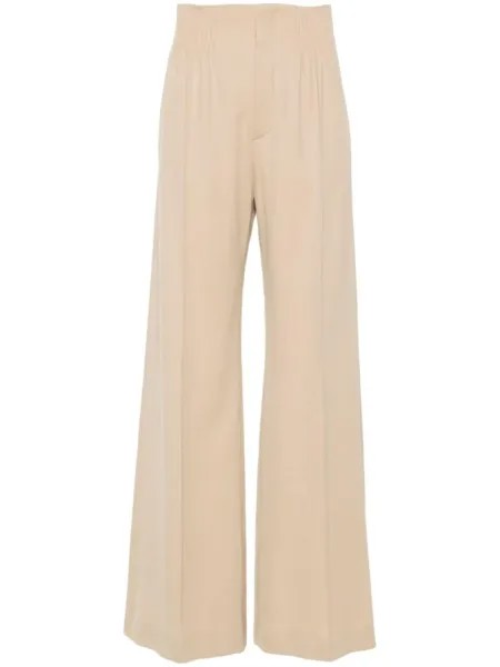 Chloé широкие брюки, нейтральный цвет