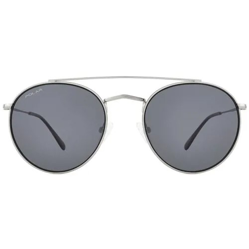 Солнцезащитные очки POLAR, серый, серебряный