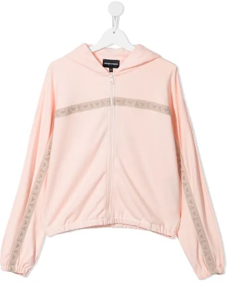 Emporio Armani Kids худи на молнии с логотипом