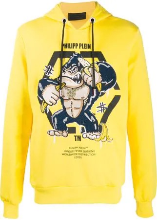 Philipp Plein толстовка Gorilla с капюшоном