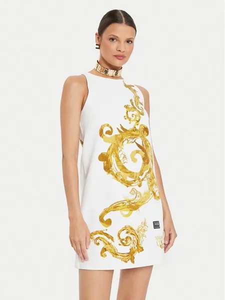 Платье на каждый день стандартного кроя Versace Jeans Couture, белый