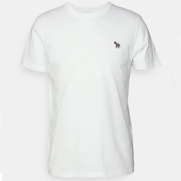 Базовая футболка PS Paul Smith Zebra Slim Fit, белый
