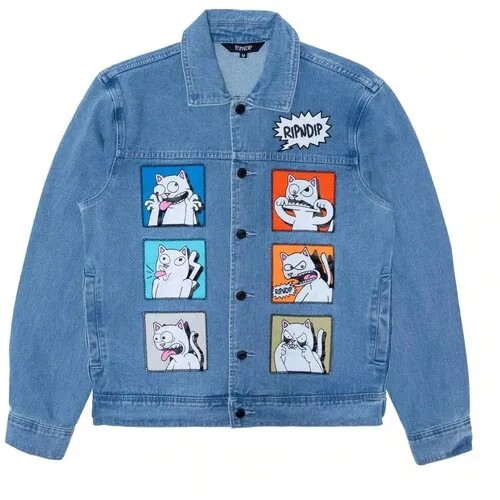 Куртка RIPNDIP Frustration Denim Jacket Medium Wash / M