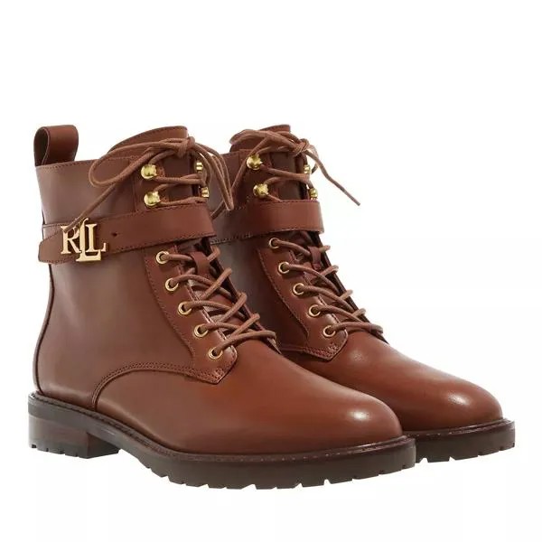 Сапоги elridge boots deep saddle tan Lauren Ralph Lauren, коричневый