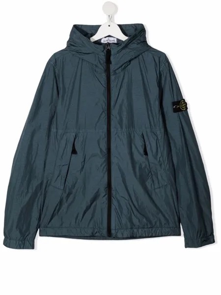 Stone Island Junior легкая куртка с нашивкой-логотипом