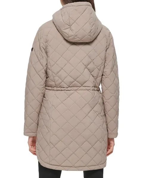 Куртка DKNY Diamond Quilt Jacket, цвет Thistle