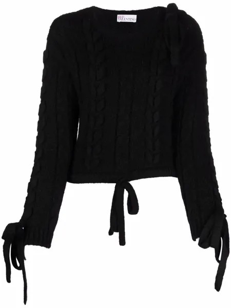 RED Valentino декорированный джемпер
