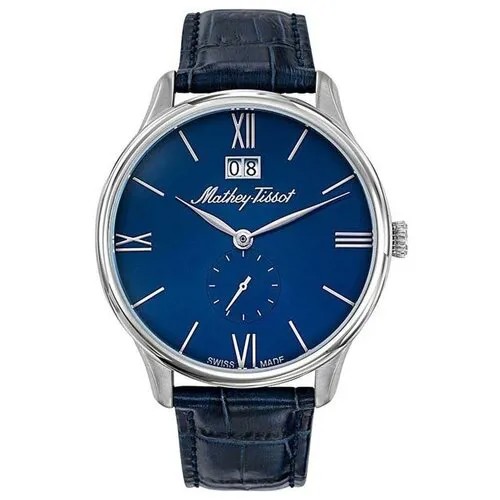 Наручные часы Mathey-Tissot Швейцарские наручные часы Mathey-Tissot H1886QABU, синий