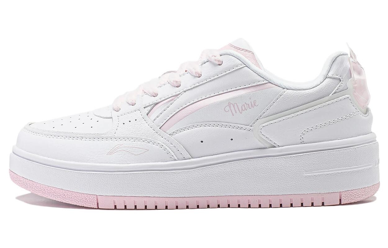 Кроссовки Disney LINING X Disney Skateboarding Shoes Women's Low-top White/Pink/Blue, белый