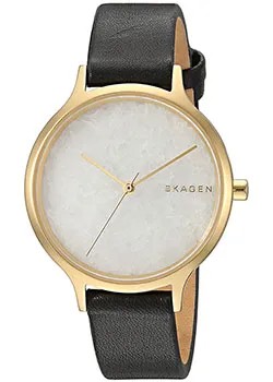 Швейцарские наручные  женские часы Skagen SKW2671. Коллекция Leather