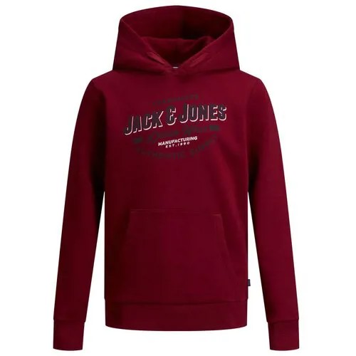 Jack & Jones, джемпер-толстовка для мальчика, Цвет красный, Размер 128