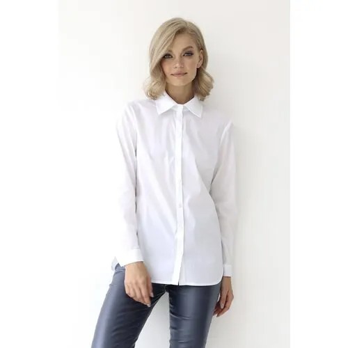 Блуза Looklikecat, размер 50, белый