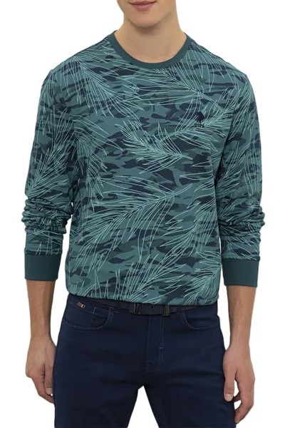 Джемпер мужской U.S. POLO Assn. G081SZ0820Brera зеленый 2XL