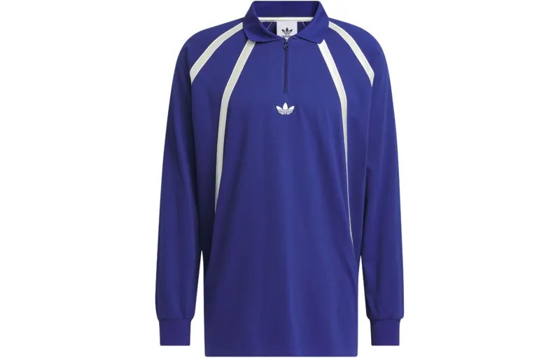 Рубашка поло регби унисекс Victory Blue Adidas Originals, синий