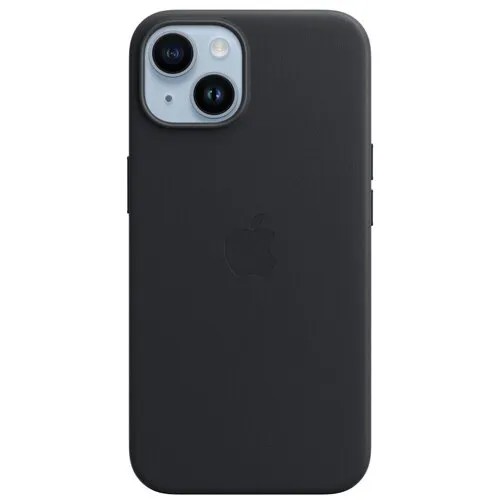 IPhone 14 Leather Case with MagSafe - Midnight