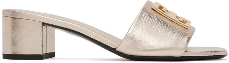 Золотые сандалии 4G Givenchy