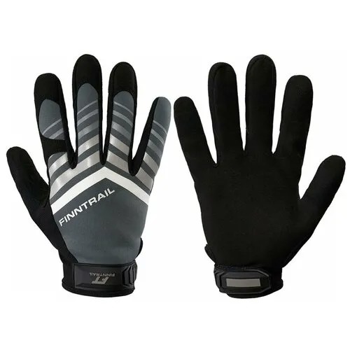 Перчатки Finntrail, серый, черный