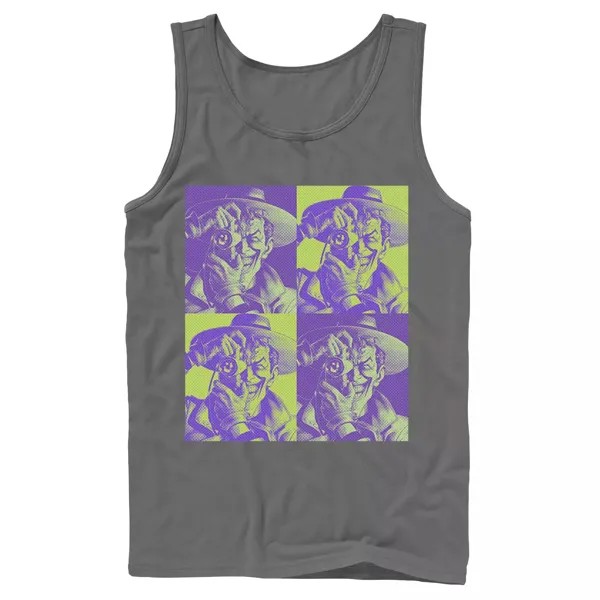 Мужская майка DC Batman The Joker Halftone Popart DC Comics