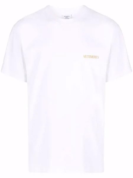 VETEMENTS logo crew-neck T-shirt