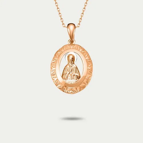 Подвеска GOLD CENTER, белое золото, 585 проба