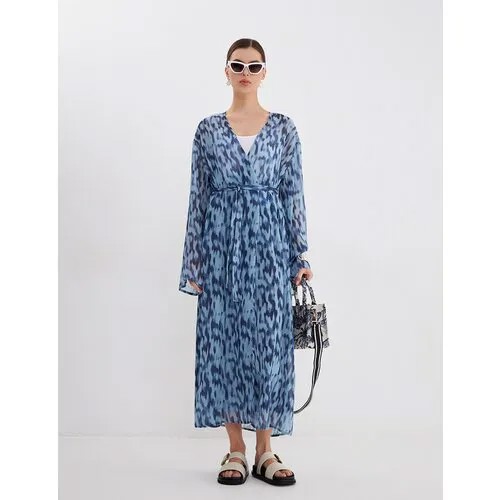 Платье hassfashion, размер M, синий