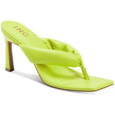 INC Женские туфли SAGE Зеленые модельные туфли из искусственной кожи 7,5 Средний (B,M) BHFO 6054