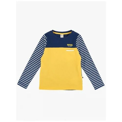 Лонгслив для мальчиков Mini Maxi, модель 4327, цвет желтый, размер 98