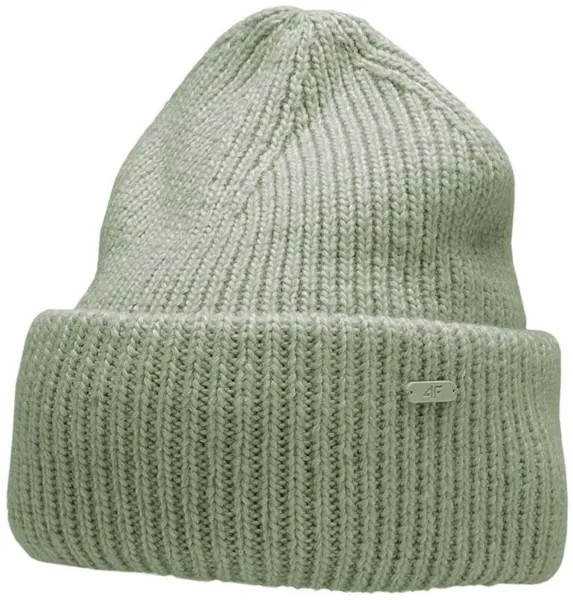 Шапка бини женская 4F WOMAN'S CAP, зеленый