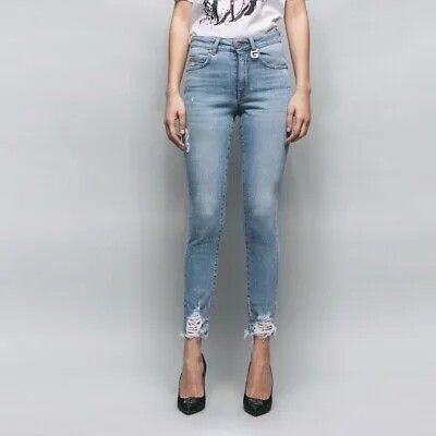 Джинсы Skinny Mandy Woman GAELLE Paris Trousers GBDP17102 Blue Light E2023