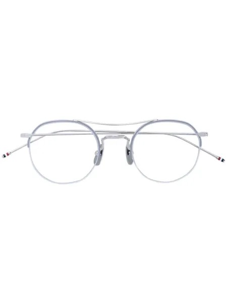 Thom Browne Eyewear очки с круглой оправой