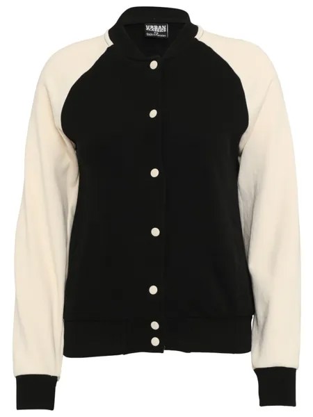 Переходная куртка Urban Classics, цвет black/whitesand
