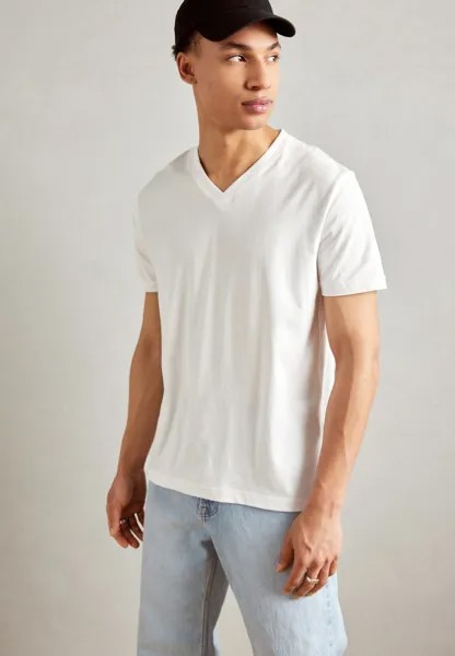 Футболка базовая V-NECK REGULAR FIT Esprit, цвет white