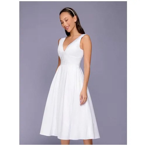Платье 1001dress, размер 50, белый