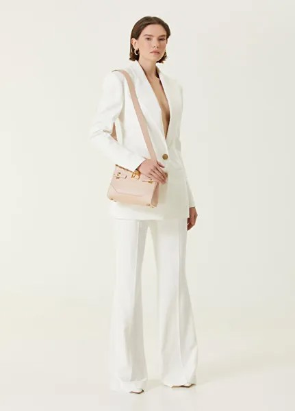 Широкие брюки Balmain, белый