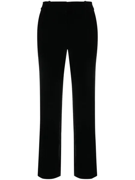 Ermanno Scervino зауженные бархатные брюки, черный