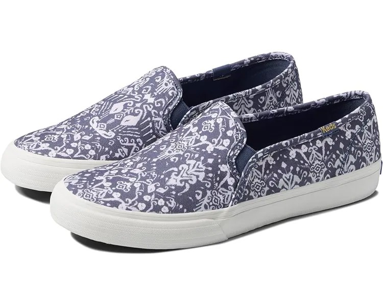 Кроссовки Keds Double Decker Mosaic Canvas, синий