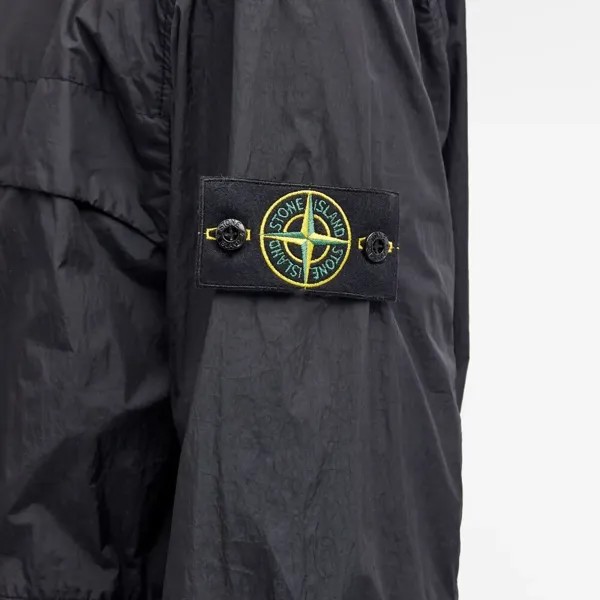 Stone Island Репсовая куртка с капюшоном, синий