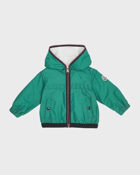 Куртка ветрозащитная с капюшоном Anton для мальчика, размер 12М-3 Moncler, цвет Shady Glade